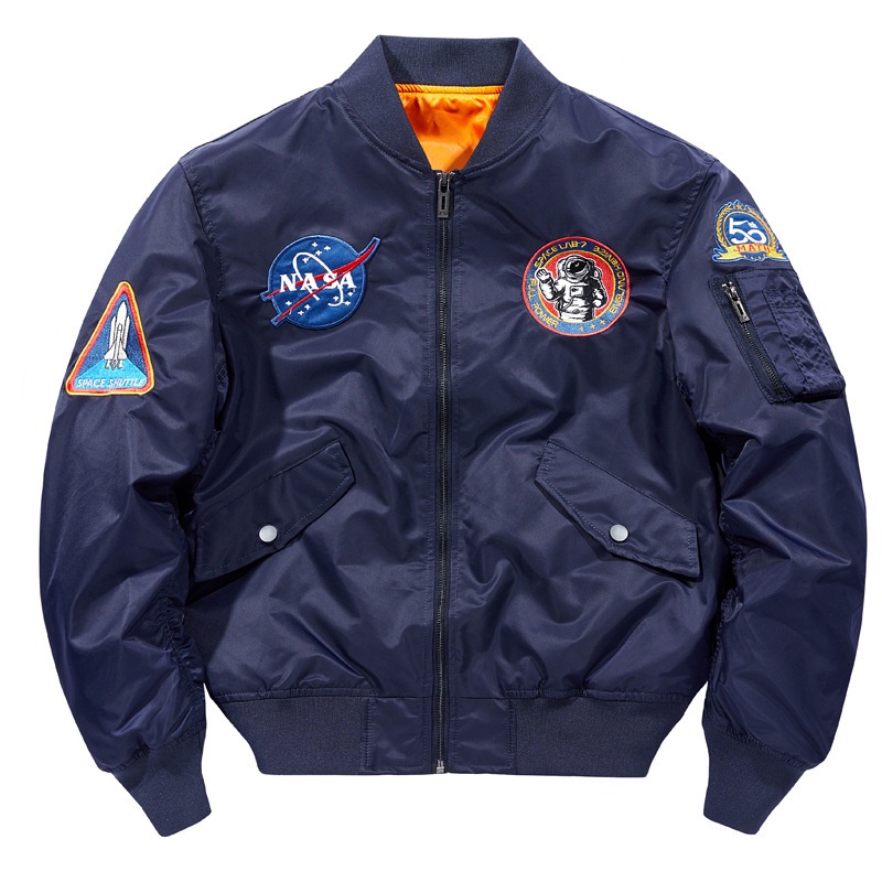 Jacket varsity pria Musim gugur dan musim dingin laki-laki Coat melepaskan jaket baseball yang cocok