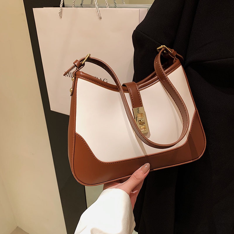 Tas Bahu Wanita Baobao Women's Bag 2023 Bag Baobao Women's Shoulder Bag Underarm Bag Mudah dan Fashi