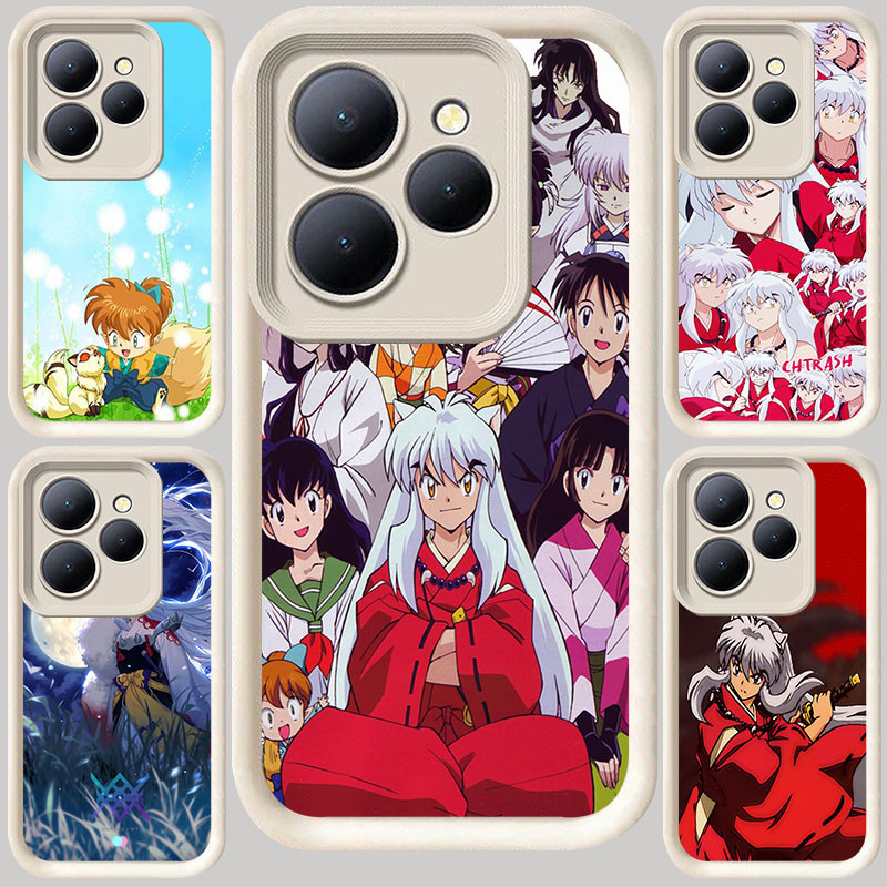 M-123 InuYasha Putih Casing untuk ITEL A90 A80 A70 City 100 A50 S23 RS4 P55 P65 5G