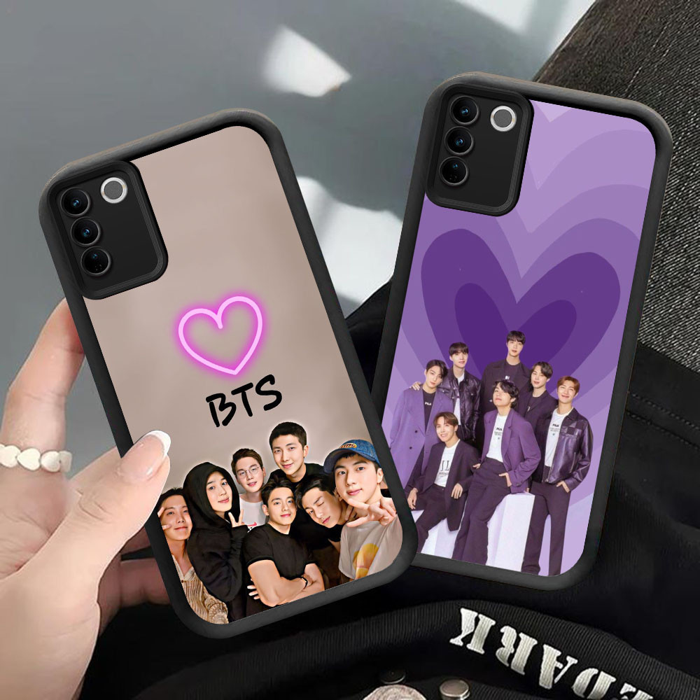 CK-2 BTS SUGA AYMY Silikon Mewah Casing untuk VIVO V27E V27 V29 V29E Y200e Y100 Pro