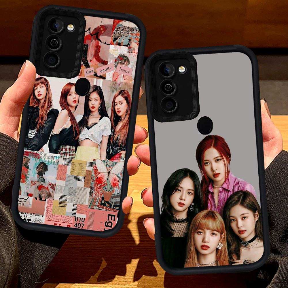 S66 BLACKPINK Casing untuk Samsung A20S A21S A50s A30s A10 A20 M21 A7 A11 M11 M30S A30 A50 A10S hita