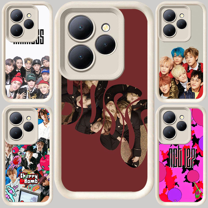 M-6 NCT 127 Band Putih Casing untuk Infinix Smart HOT 7 40i 9 Note 40S GT Zero 30 30I 8 20 40 Play P