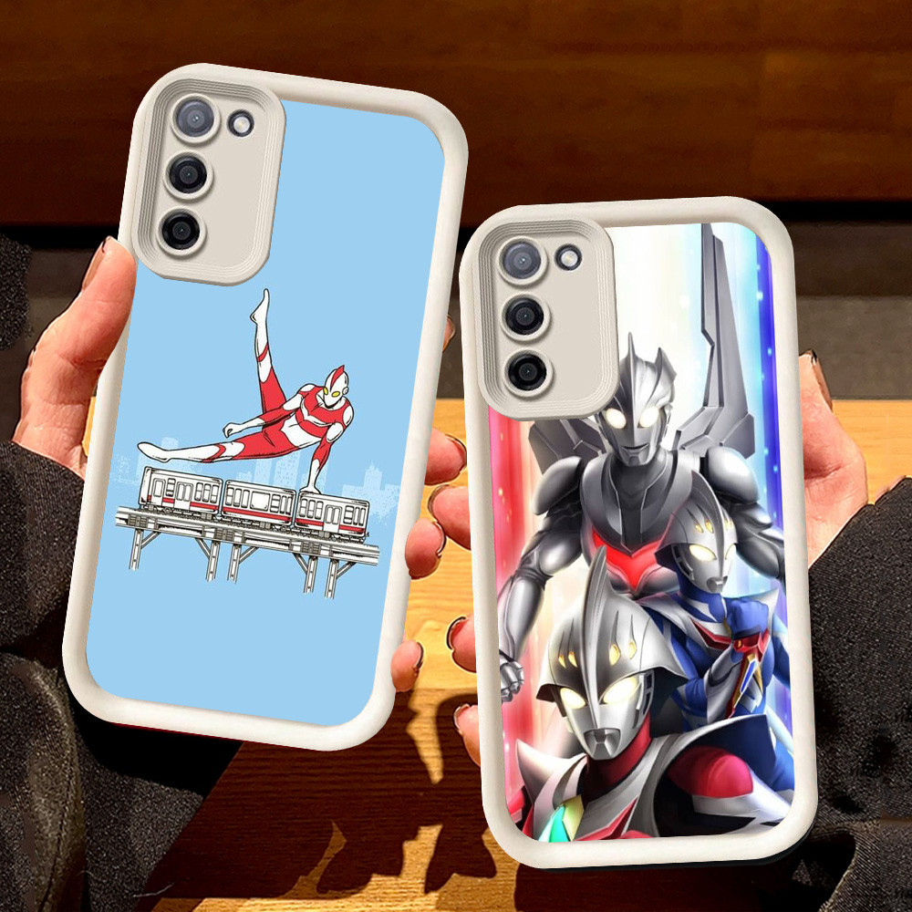 Putih Casing untuk Samsung M02 A03S J6 A03 Core J4 Plus M02S A71 A51 A02S A31 A02 F02SS88 Ultraman