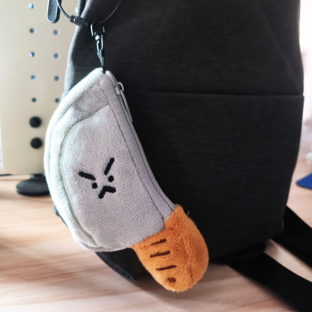 

Kotak pensil Lucu Hujan Gunung plush headphone lucu pisau tas mini boneka gantung kunci Import