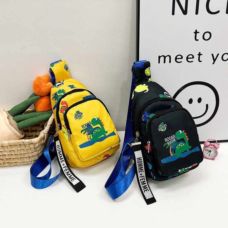 Tas Dada Bahu Anak-anak Dinosaurus Kartun Ransel Travel Lucu Bayi Lucu Baru Tas Selempang Fashion A