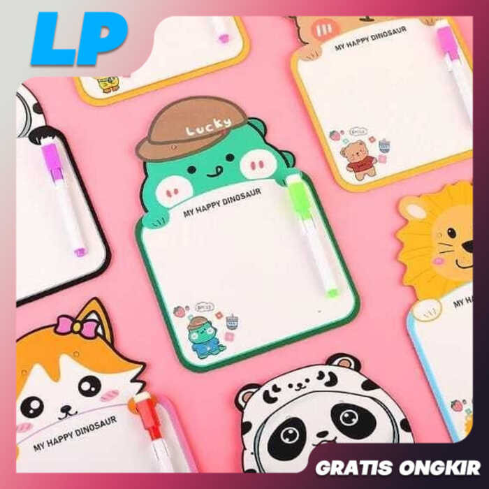 

LAAPAKA PAPAN TULIS MINI ANAK KARAKTER LUCU PAPAN TULIS MURAH FREE SPIDOL BISA DIHAPUS DAN TALI GANTUNG