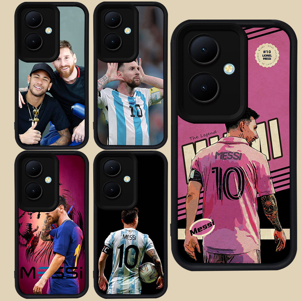 Hitam Casing untuk OPPO Reno 11F 10 8T 13F 11 Pro 5G R4 Messi 10