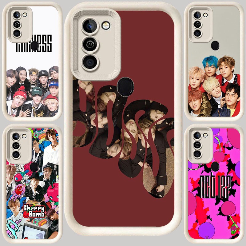 M-6 NCT 127 Band Putih Casing untuk Samsung A20 M30S A10 A11 M11 A21S A10S A30s A30 A7 A50 A20S M21 