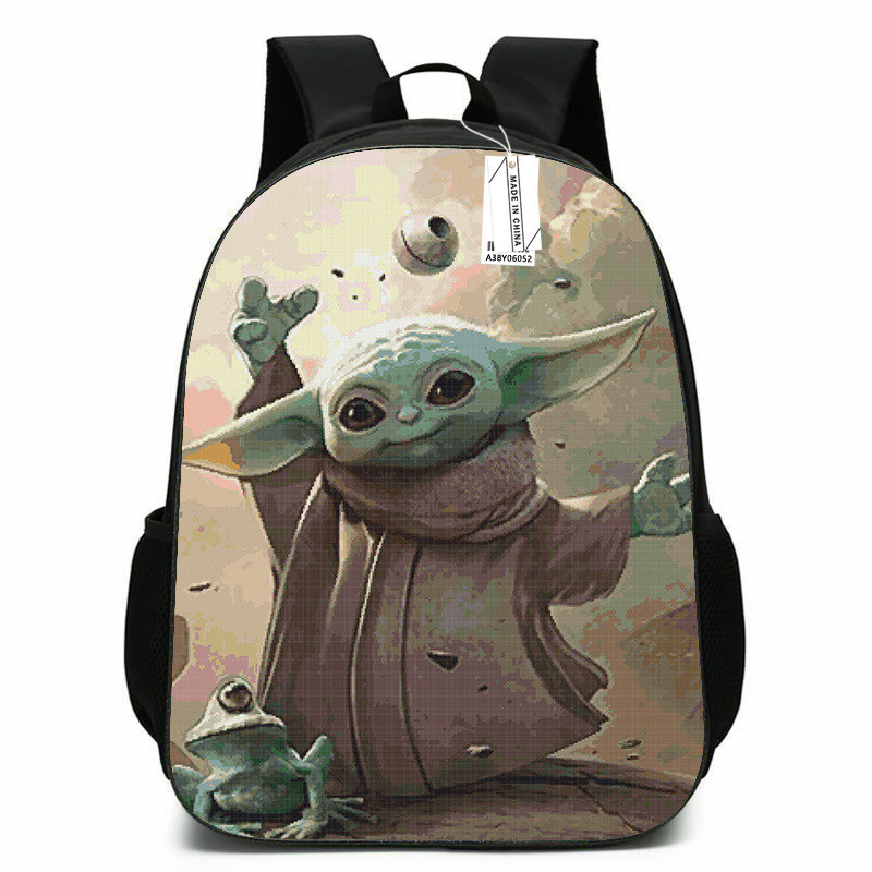 Tas  STAR WARS Star Wars perimeter Yoda bayi anak-anak siswa tas bahu yang lucu  Impor