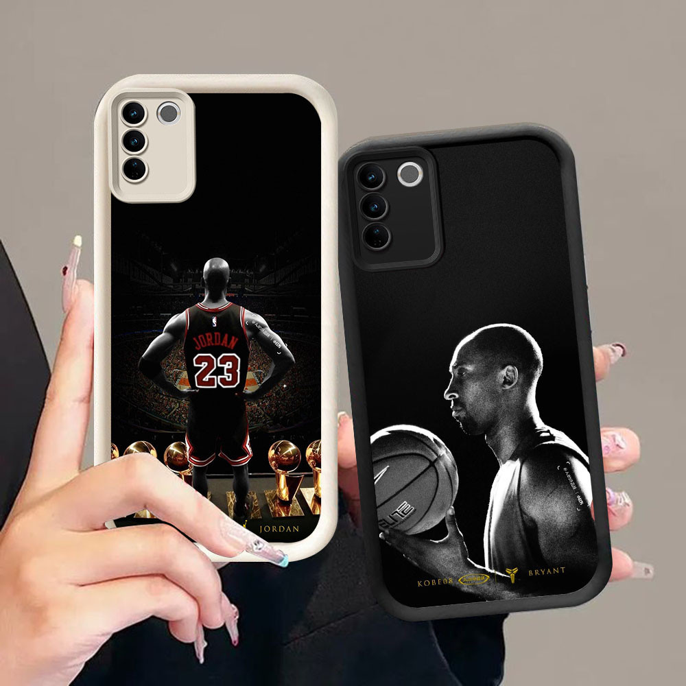 CK-19 Kobe James Jordan Silikon Mewah Casing untuk VIVO V27E V27 V29 V29E Y200e Y100 Pro