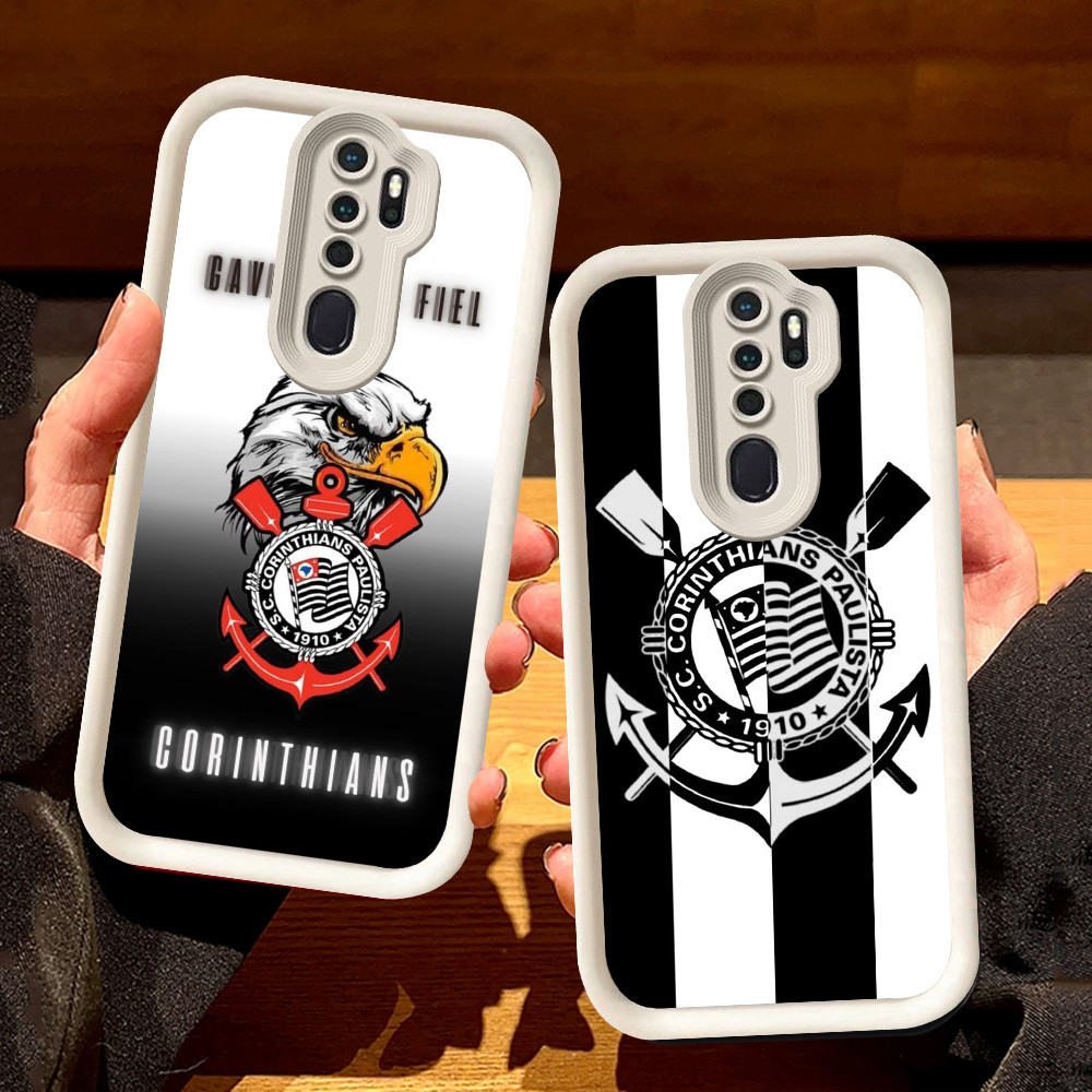 Putih Casing untuk OPPO Reno A37 A83 A9 F11 2F A39 A5 2020 2Z Pro S17 Corinthians art