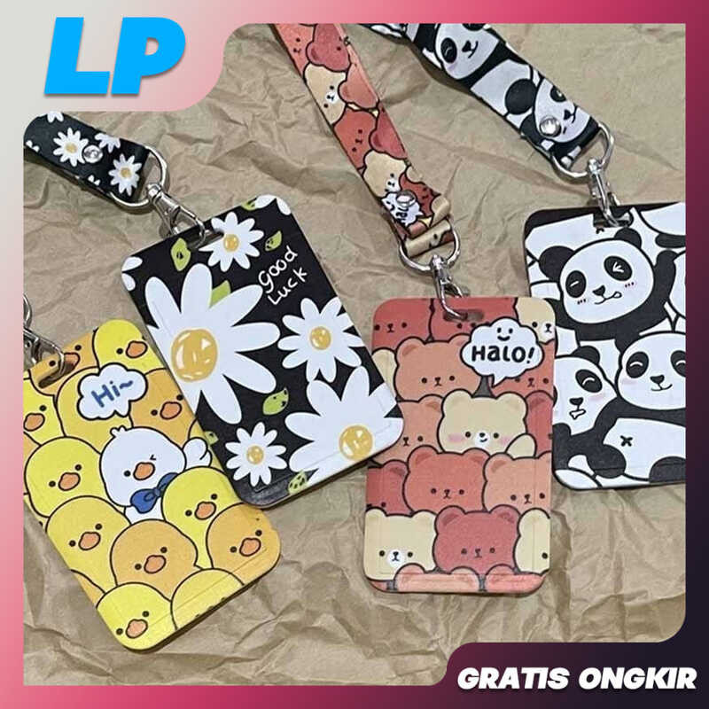 

LAAPAKA ID CARD HOLDER TEMPAT KARTU NAME TAG CARD MOTIF KAWAI ASTRONOT