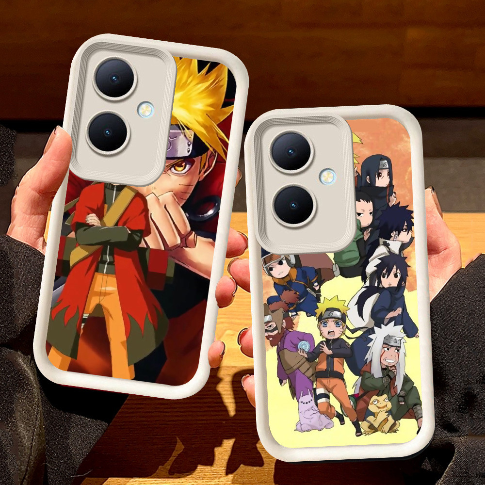 Putih Casing untuk OPPO Reno 8T 11 11F 13F 10 Pro 5G S26 Naruto