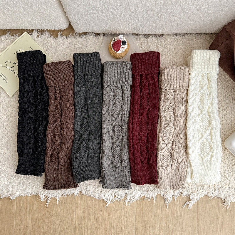 Kaos Kaki Unik Sock  Yu Shuxin gugur dan musim dingin berlian Korea baru Fried Dough Twists flanging