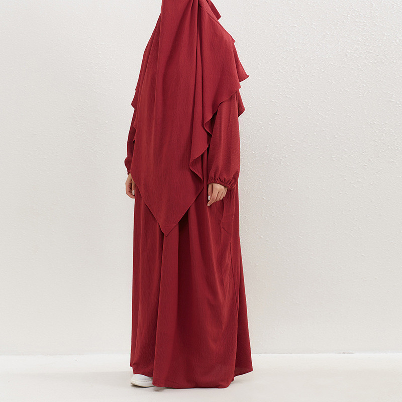 Gamis Import  Dua potongan wanita Dubai membuat gaun selimut kepala yang kuat  Import