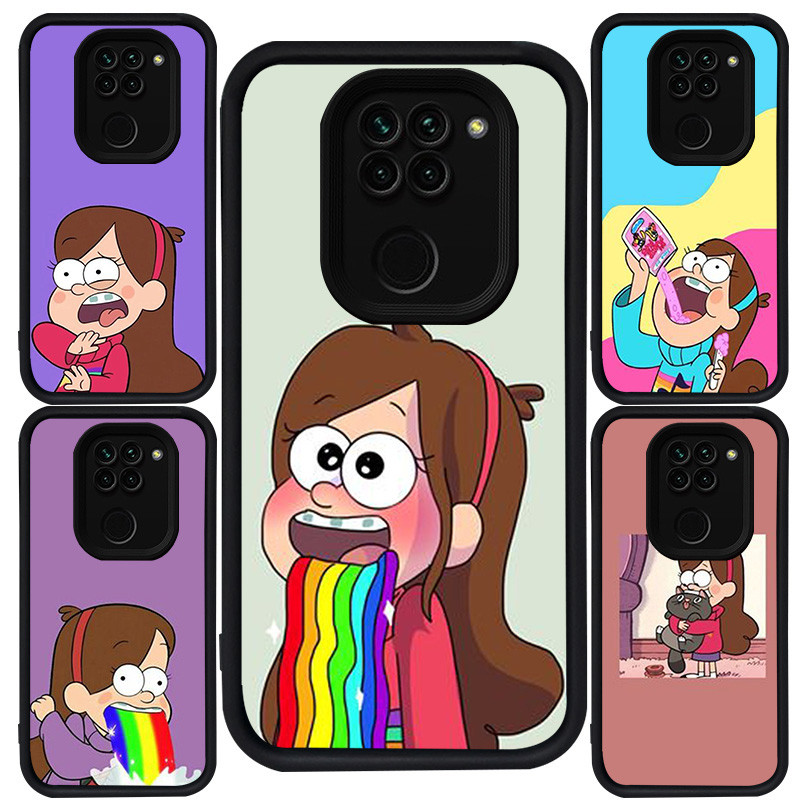 Casing untuk Xiaomi Redmi Note 9S 9 8 Pro Max Silikon Hitam M-40 Gravity Falls Mabel Pines