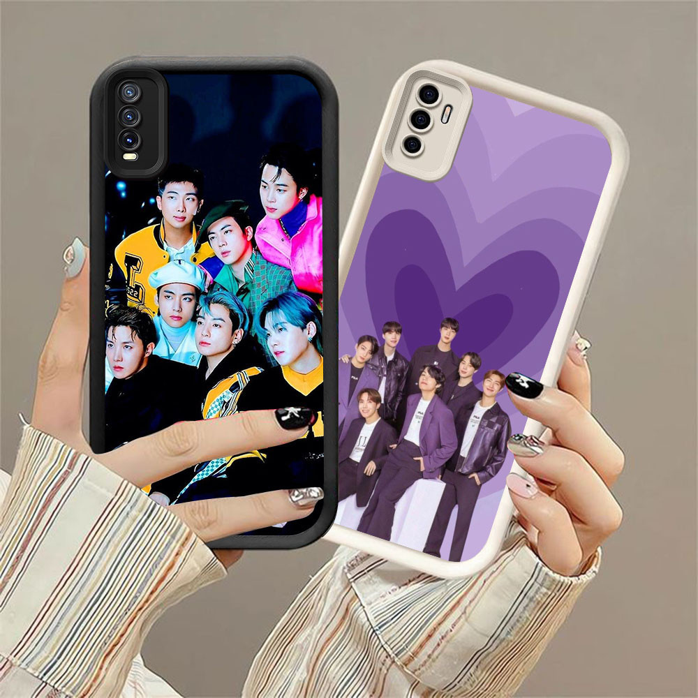 CK-2 BTS SUGA AYMY Silikon Mewah Casing untuk VIVO Y20 Y20i Y11S S1 Y20S Y12S Pro