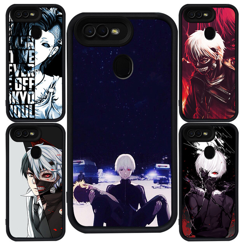 Casing untuk OPPO A1K A3S A12 F9 Pro F5 A5S A7 A12s A11K A5 A12E F7 Silikon Hitam M-119 Tokyo Ghoul 