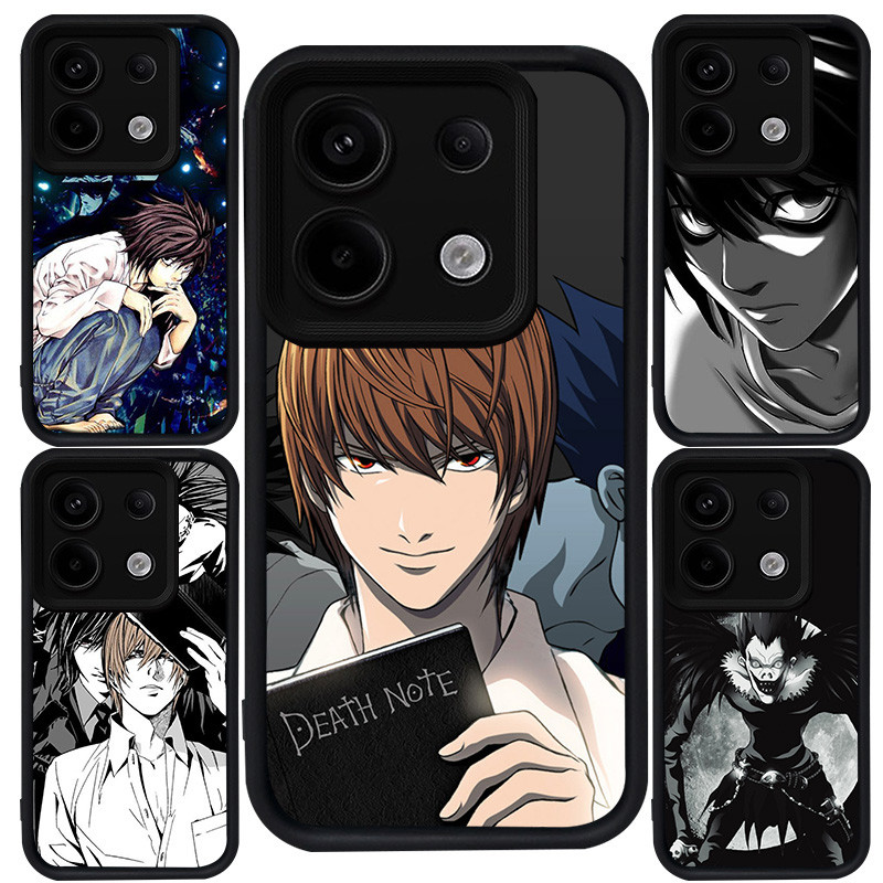 Casing untuk Xiaomi Redmi 15C 13X Note 13 13T 13C Neo POCO X6 M6 Pro Plus 5G Silikon Hitam M-77 Deat