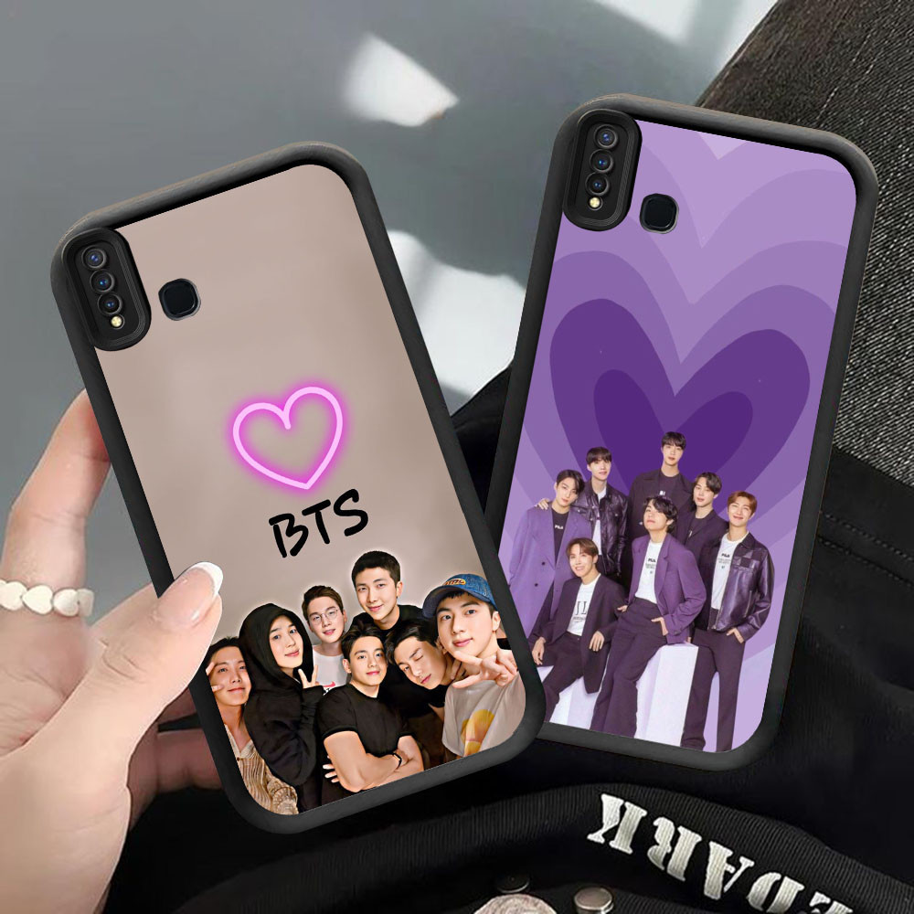 CK-2 BTS SUGA AYMY Silikon Mewah Casing untuk VIVO Y17 Y12 Y50 Y30 Y15 Z1 Y19 V15 Pro