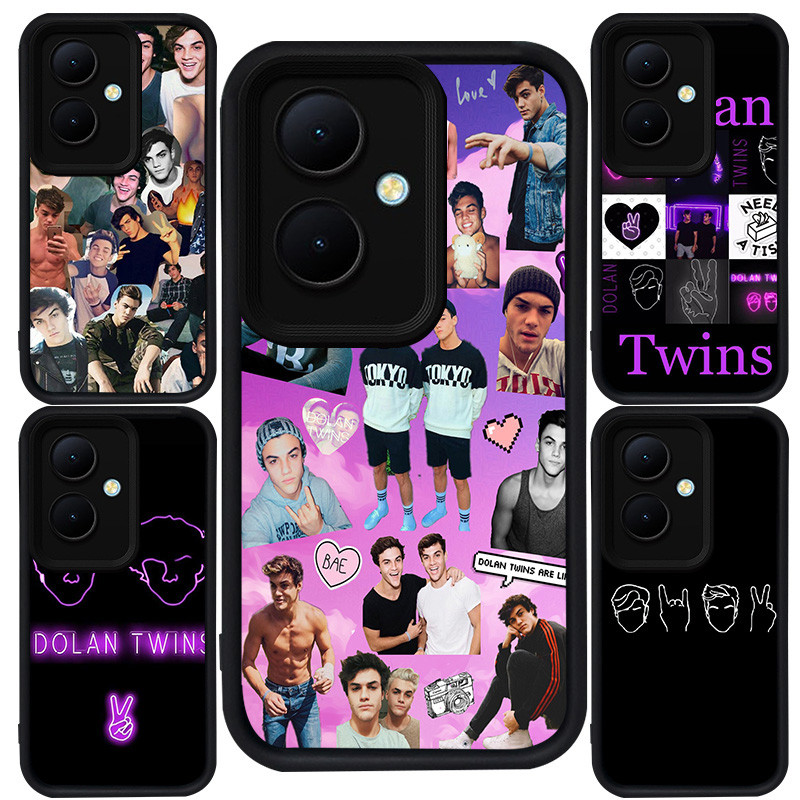 Casing untuk OPPO Reno 13F 11 8T 11F 10 Pro 5G Silikon Hitam M-120 The Dolan Twins