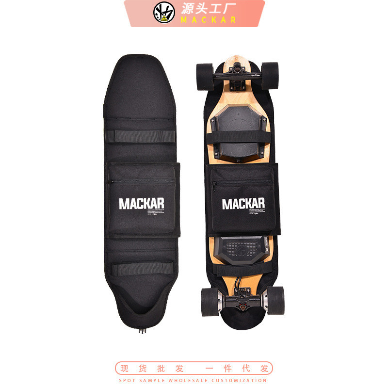 Tas Skateboard  Kar jalan kecil ikan ringan gaya empat roda listrik bahu dua tas papan skateboard pr