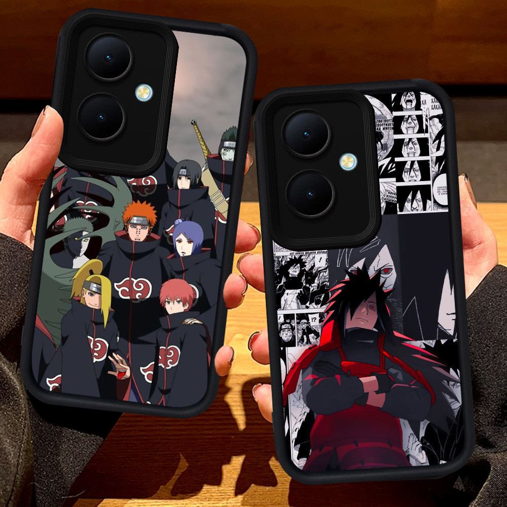 S7 Naruto Casing untuk OPPO Reno 11F 10 13F 8T 11 Pro 5G hitam