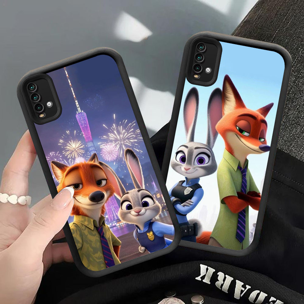 CK-34 Zootopia Silikon Mewah Casing untuk Xiaomi Redmi Note 11 11S 11T SE POCO X7 Pro