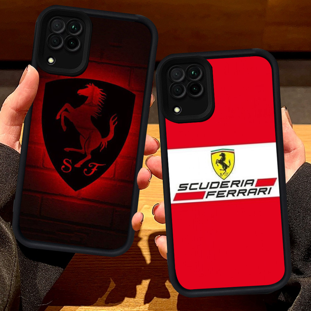 S8 Ferrari sports car Casing untuk Samsung A04 A05 F04 A04E M04 J7 A22 A12 A06 A07 J2 Prime Pro 5G h
