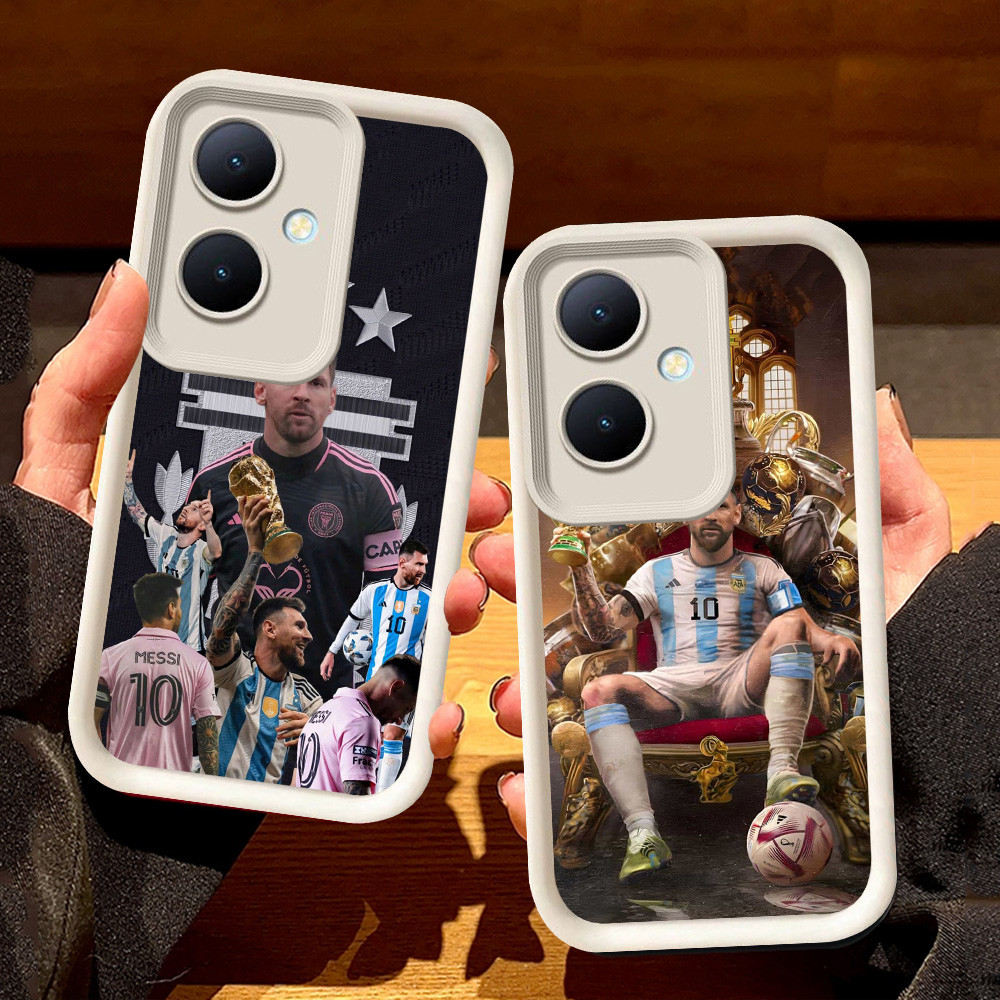 Putih Casing untuk OPPO Reno 8T 11 11F 13F 10 Pro 5G S42 Messi 10