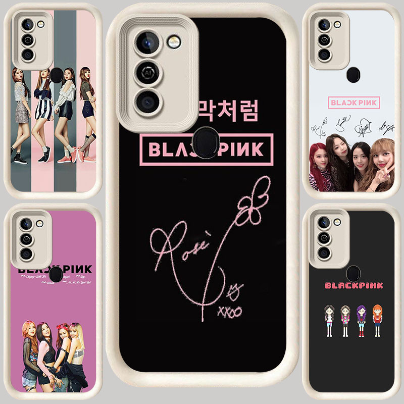 M-95 BLACKPINK Putih Casing untuk Samsung A20 M30S A10 A11 M11 A21S A10S A30s A30 A7 A50 A20S M21 A5