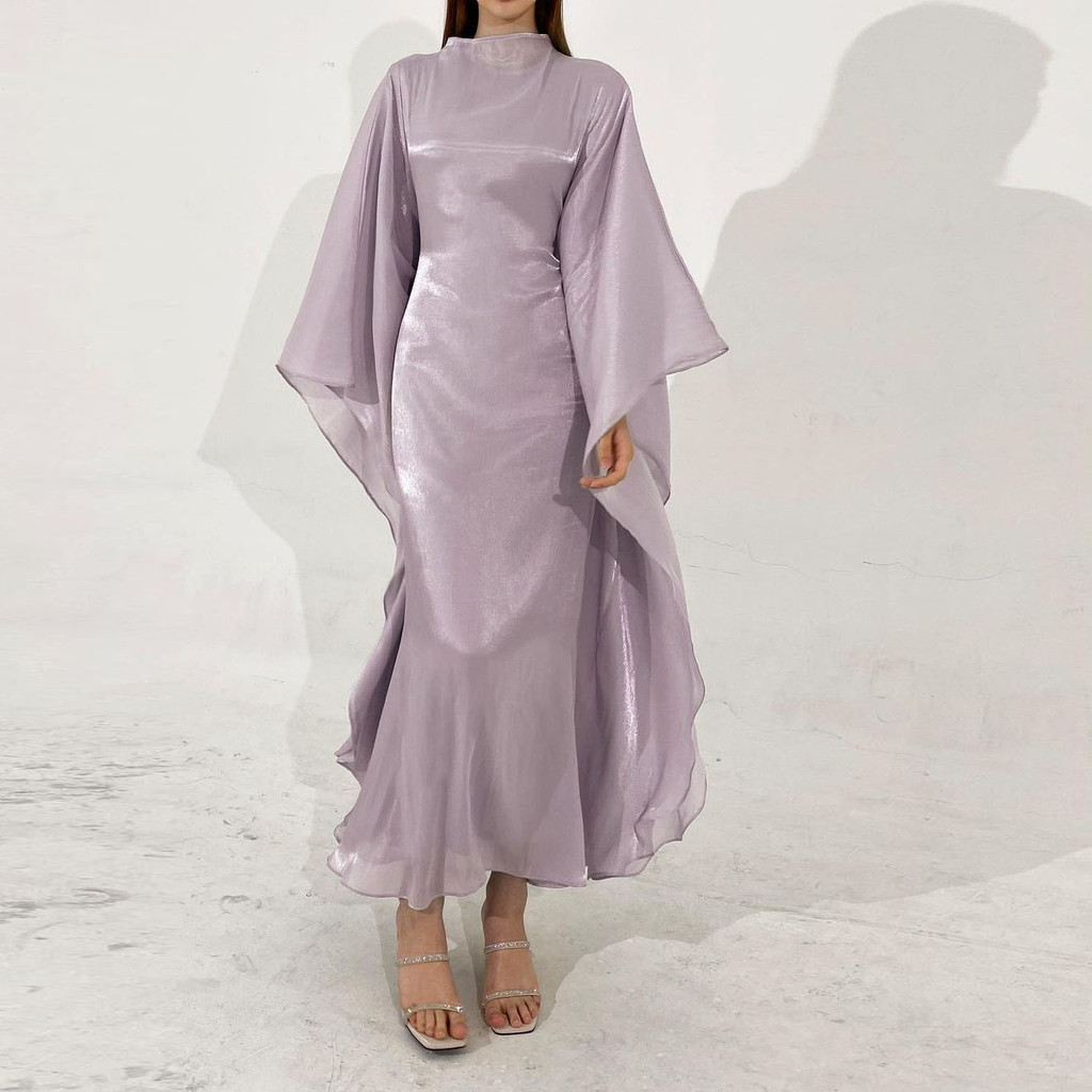 Gamis Import  2024 Arab Baru Wanita berpakaian Dubai Baja Loose Turkiye  Import