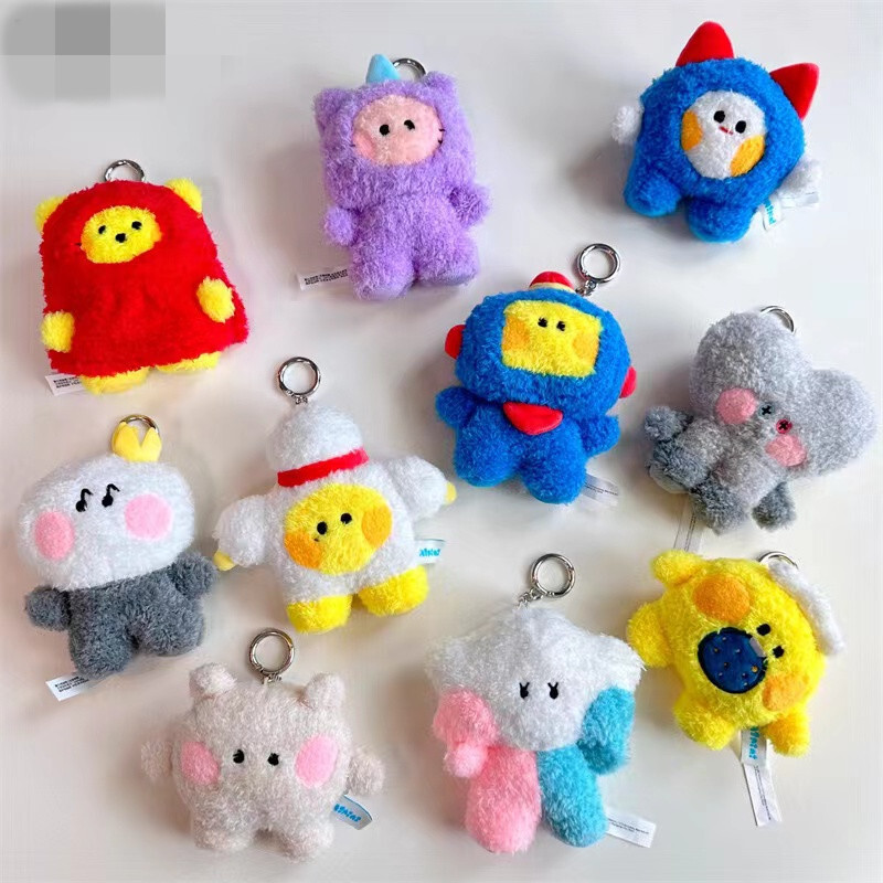 Bag Charm TREASURE Gantungan Kunci Boneka TRUZ Plush Keychain Pendant Key Wallet Doll Impor