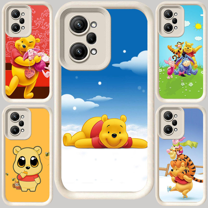 M-124 Winnie the Pooh Putih Casing untuk Xiaomi Redmi Note 12 POCO F6 F5 X5 14 14T Pro 5G