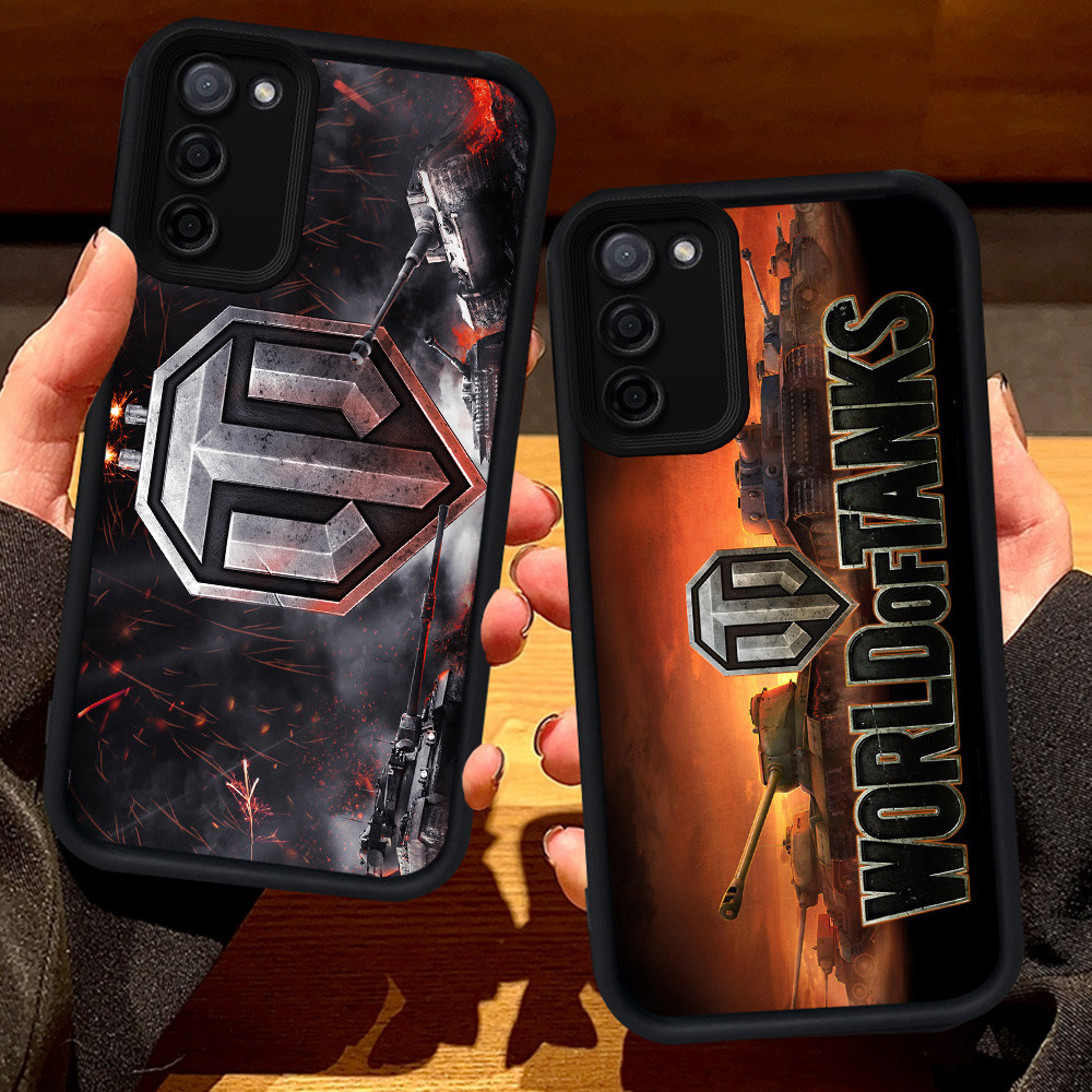 S128 World of Tanks Casing untuk Samsung M02S M02 A71 A02S A51 J4 A31 F02S A03S J6 A02 A03 Core Plus