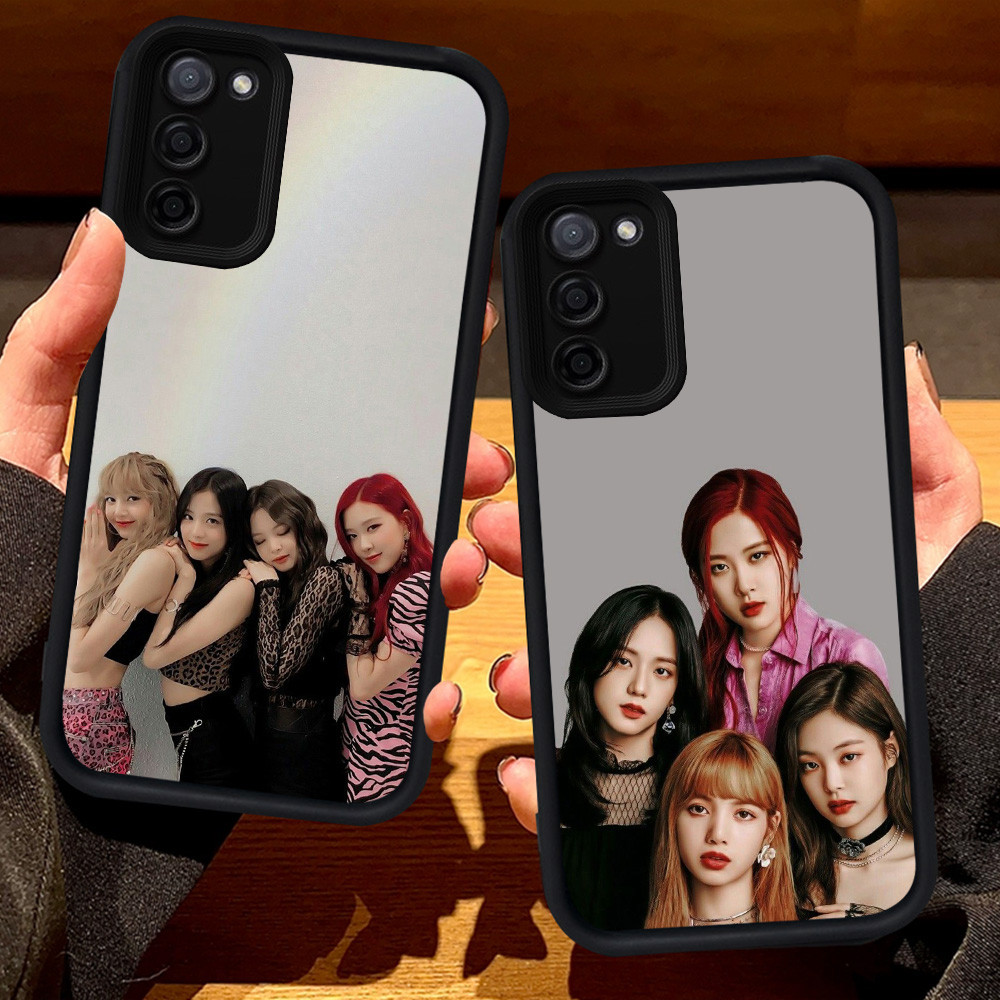 S66 BLACKPINK Casing untuk Samsung M02S M02 A71 A02S A51 J4 A31 F02S A03S J6 A02 A03 Core Plus hitam