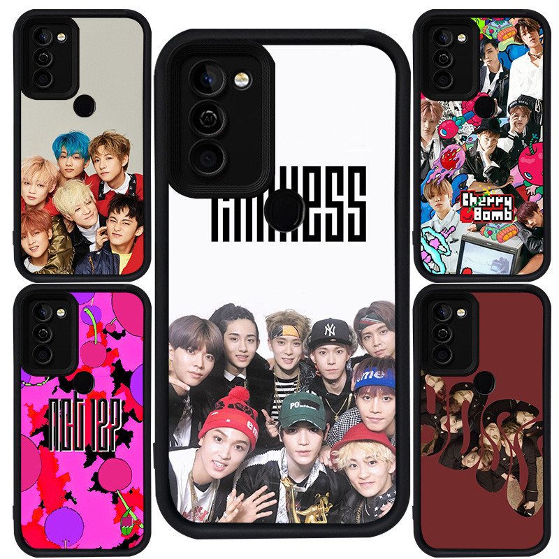 Casing untuk Infinix Smart 6 HOT 10 5 11 12 8 9 Play Plus Silikon Hitam M-6 NCT 127 Band