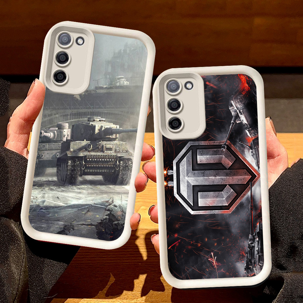 Putih Casing untuk Samsung M02 A03S J6 A03 Core J4 Plus M02S A71 A51 A02S A31 A02 F02SS128 World of 