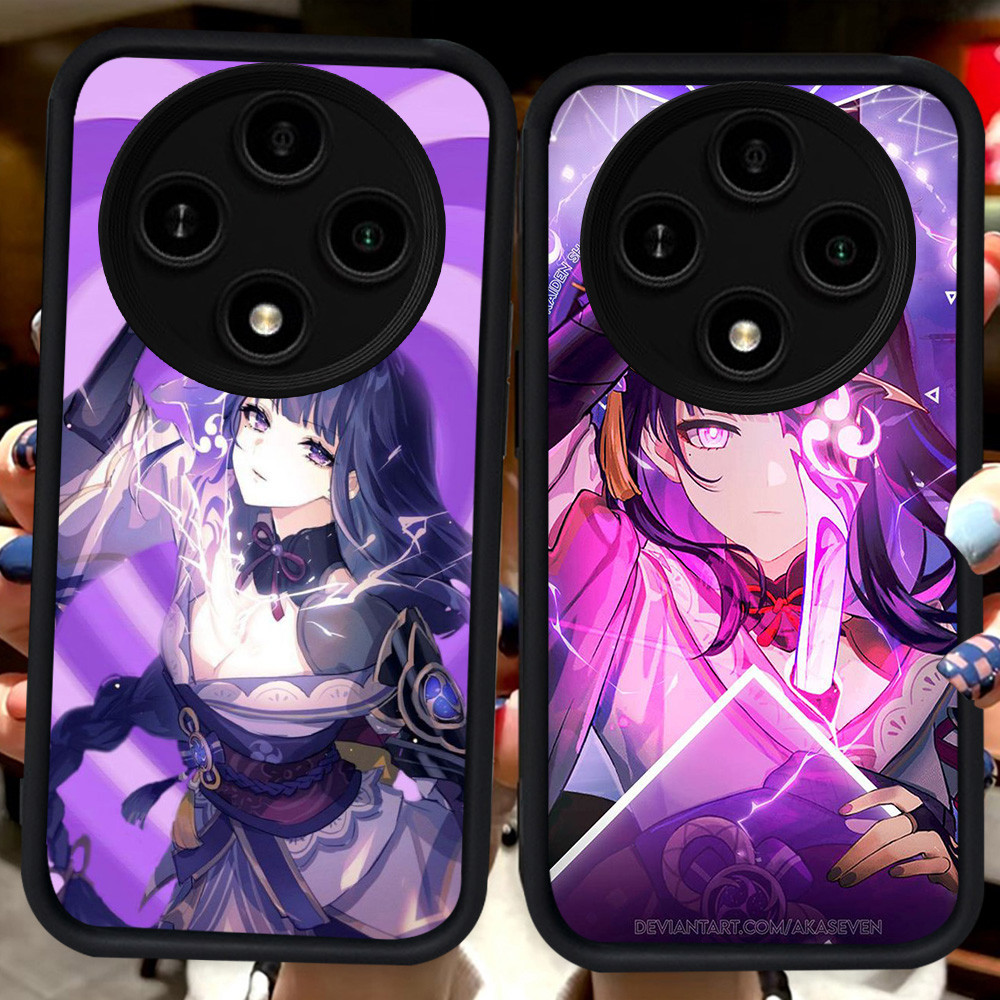 Hitam Casing untuk Xiaomi Redmi POCO X3 NFC 14C C75 A3 X7 Pro C61 A3X 5G H40 Genshin