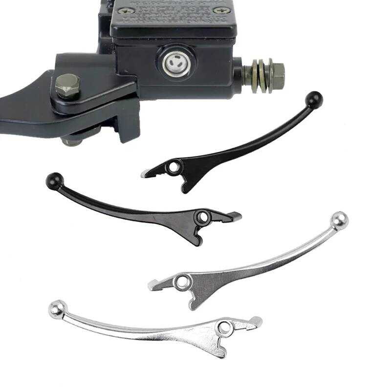 Tuas 1Pasang Rem Hidrolik Hitam Sisi Kiri / Kanan untuk Sepeda Motor Skuter Cina 50cc 70cc 110cc 90c