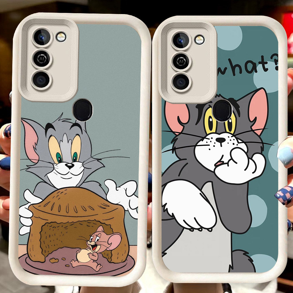 H110 mouse cat Putih Casing untukInfinix HOT Smart Ram2 10 5 6 12 8 11 Ram3 Play Plus