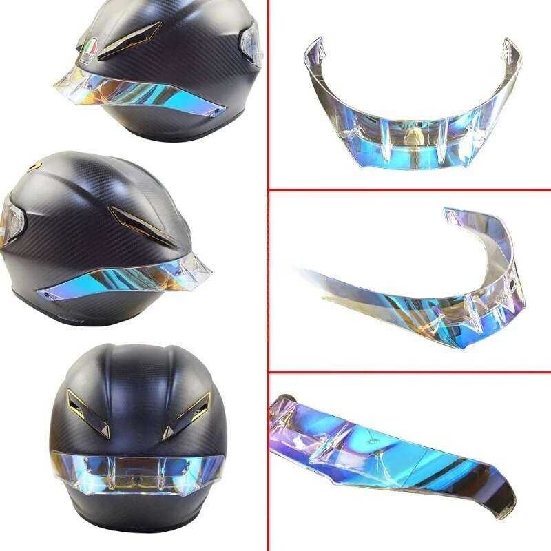 Aksesori 1PCS Spoiler Warna AGV Pista GP/GPR Corsa/Corsa R Aksesori Helm Sepeda Motor, 20 Warna Moto