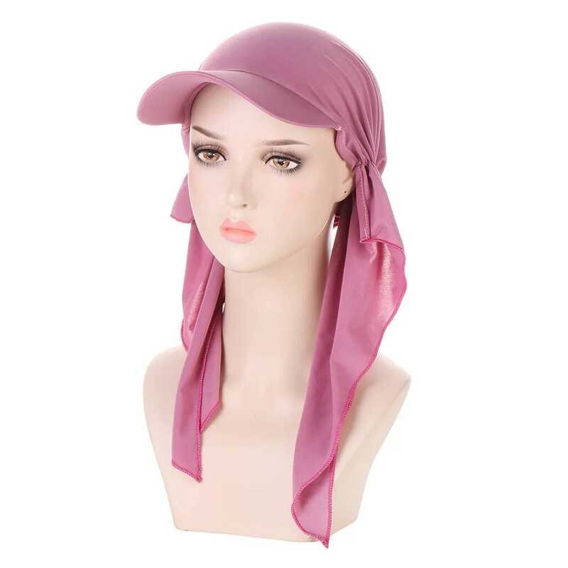 Olahraga Topi Musim Panas Luar Ruangan, Jilbab, Pakaian Islami untuk Wanita, Topi Fashion Baseball,