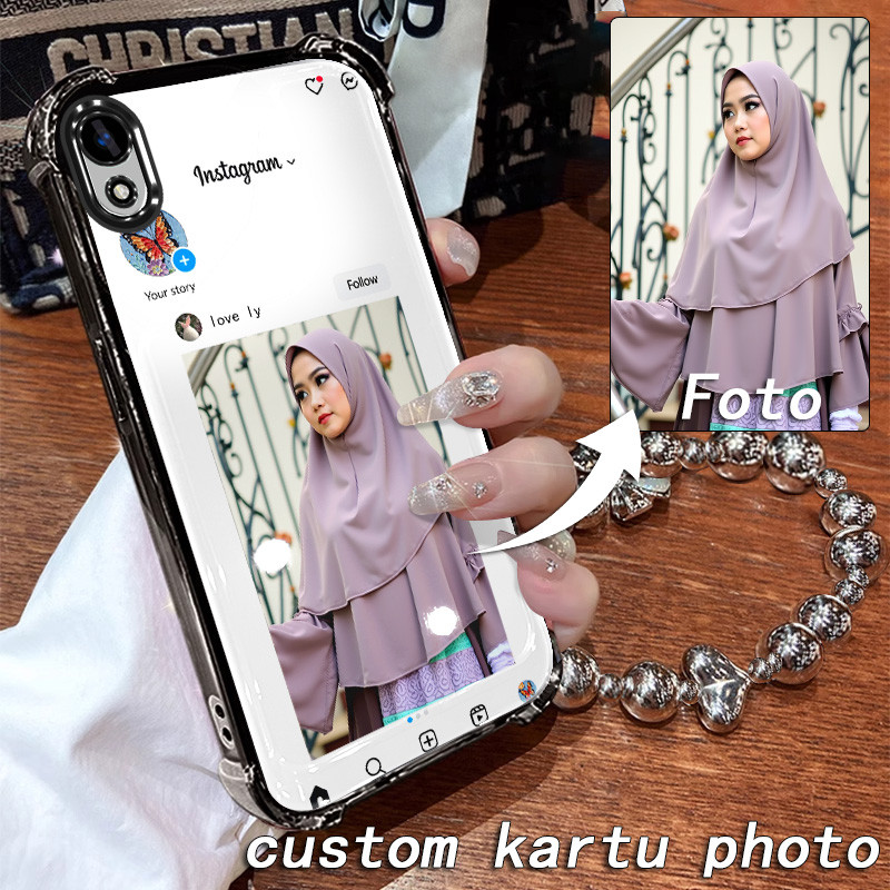 Case HP Kustom Case 96 REALME C21Y C25Y Untuk menyesuaikan gambar Gambar Kustomisasi Pola Foto Cetak
