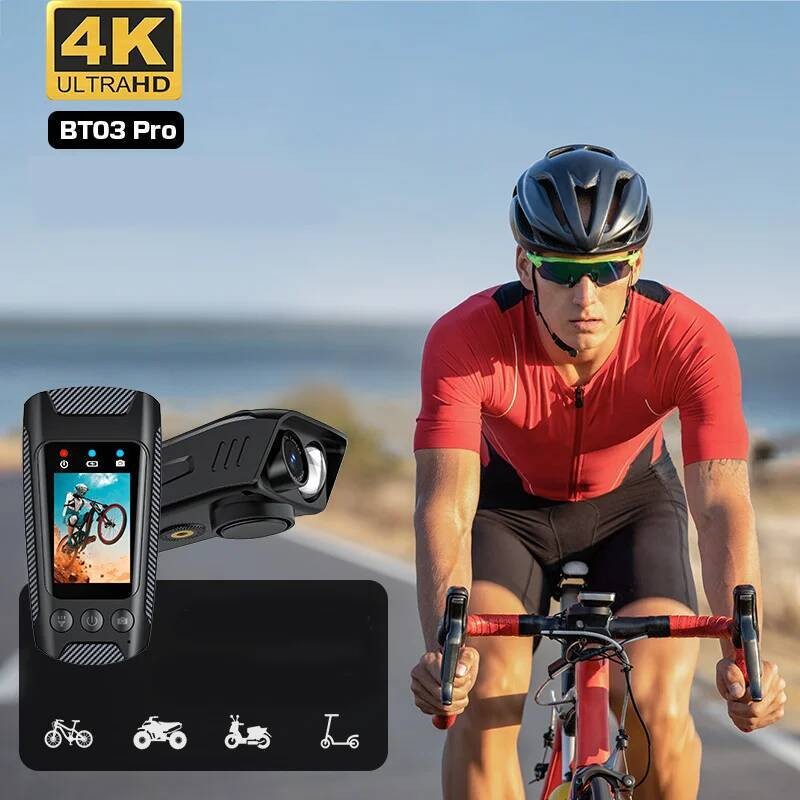 Aksi 4K Kamera Helm Motor Layar HD Dash Cam untuk Sepeda WiFi Multifungsi Olahraga DV dengan Klakson