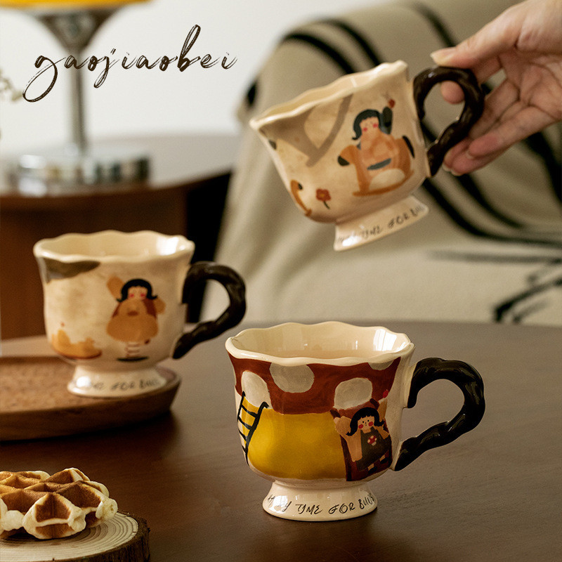 Mug Paket kecil kesenangan taman bermain Unik bersama Unik keramik Unik air Unik rumah kantor sarapa