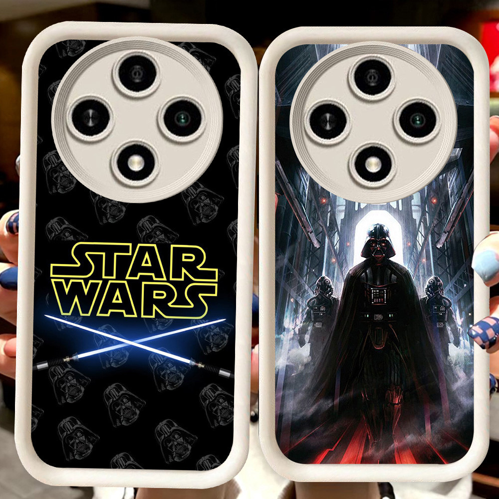 H4 Star War Putih Casing untuk Xiaomi Redmi POCO C75 A3X C61 X7 A3 14C X3 Pro NFC 5G