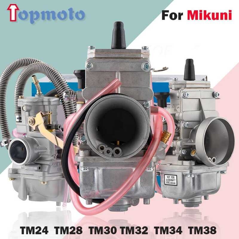 Geser Karburator Datar TM Mikuni TM24 TM28 TM30 TM32 TM34 TM38mm untuk Sepeda Motor Honda Kawasaki K