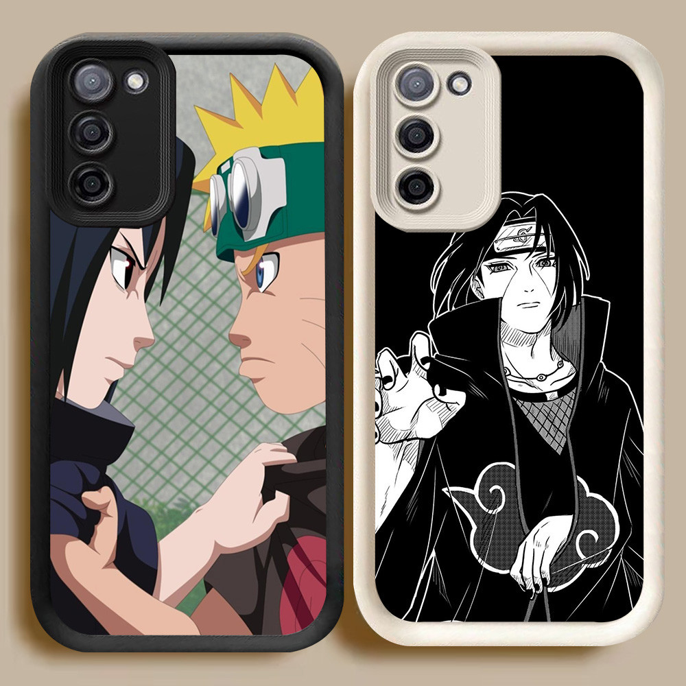 BI5 Anime Naruto Casing untuk Samsung M02S M02 F02S A02 A03 Core A02S A03S Putih Hitam