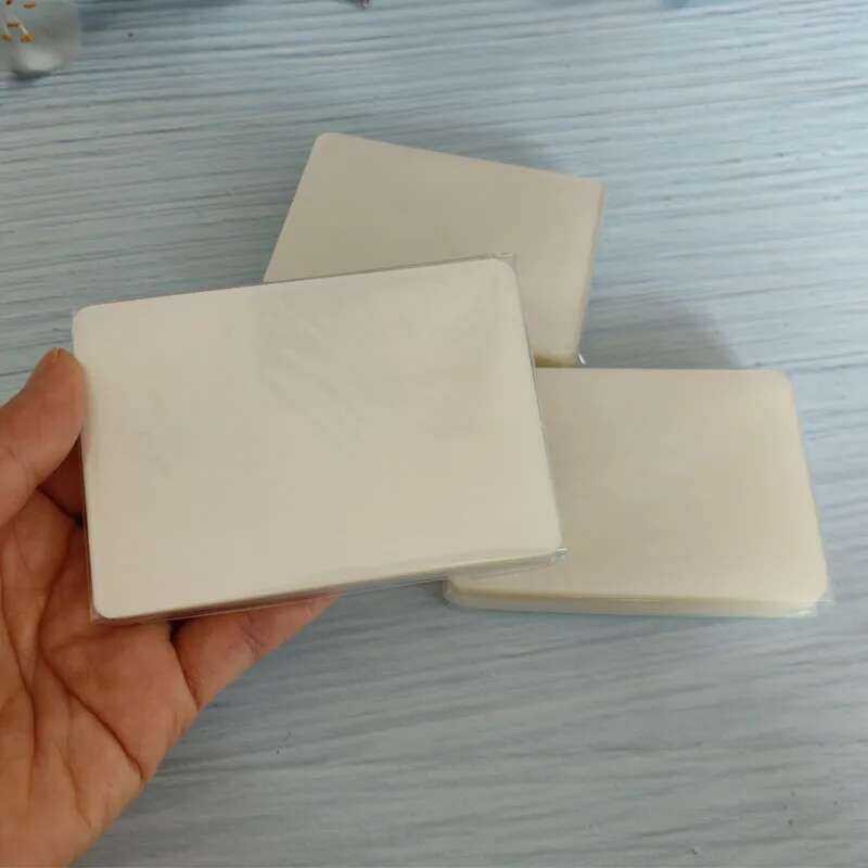 

lembar 100 Film Laminasi 3 inci PET EVA untuk Laminator Panas 3R Untuk Foto/Files/Kartu/Gambar